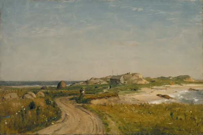 Framed Print : Seconnet Point, Rhode Island, ca. 1880. Creator: Worthington Whittredge Framed Print : Seconnet Point, Rhode Island, ca. 1880. Creator: Worthington Whittredge