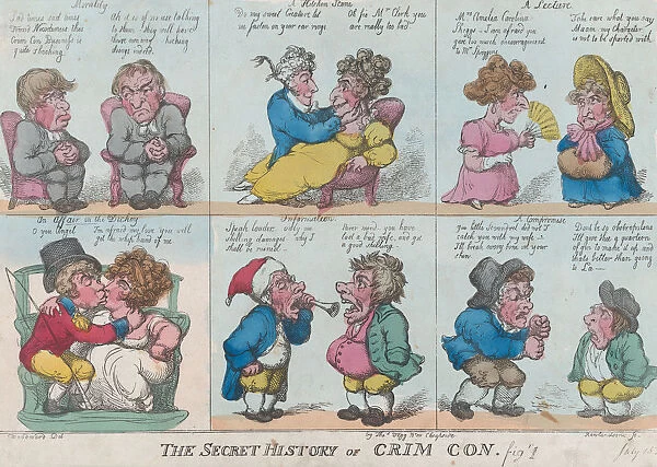 The Secret History of Crim Con, Fig 1, August 18, 1808. August 18, 1808