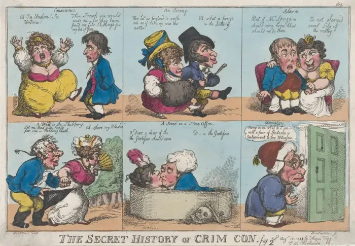 Framed Print : The Secret History of Crim Con, Fig. 2, August 18, 1812. August 18, 1812 Framed Print : The Secret History of Crim Con, Fig. 2, August 18, 1812. August 18, 1812