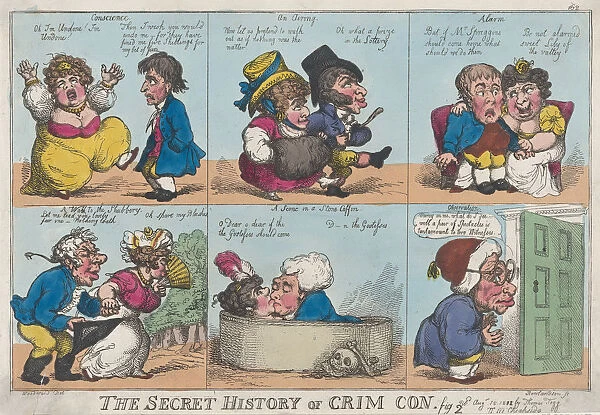 The Secret History of Crim Con, Fig. 2, August 18, 1812. August 18, 1812