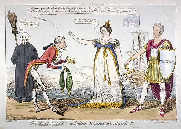 The secret insult! or bribery & corruption rejected!!!, 1820