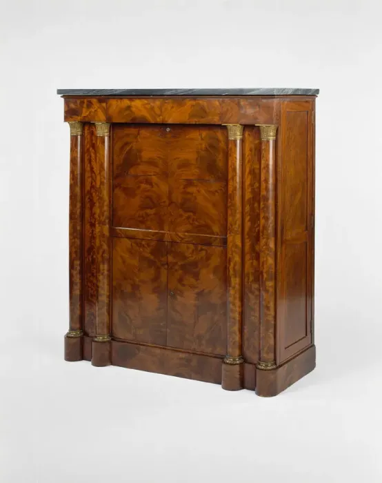 Framed Print : Secretaire aabattant, 1820 / 25. Creator: Unknown Framed Print : Secretaire aabattant, 1820 / 25. Creator: Unknown