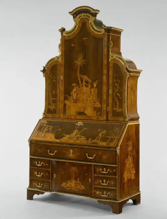 Framed Print : Secretary Cabinet, Neuwied, c. 1775. Creator: David Roentgen Framed Print : Secretary Cabinet, Neuwied, c. 1775. Creator: David Roentgen