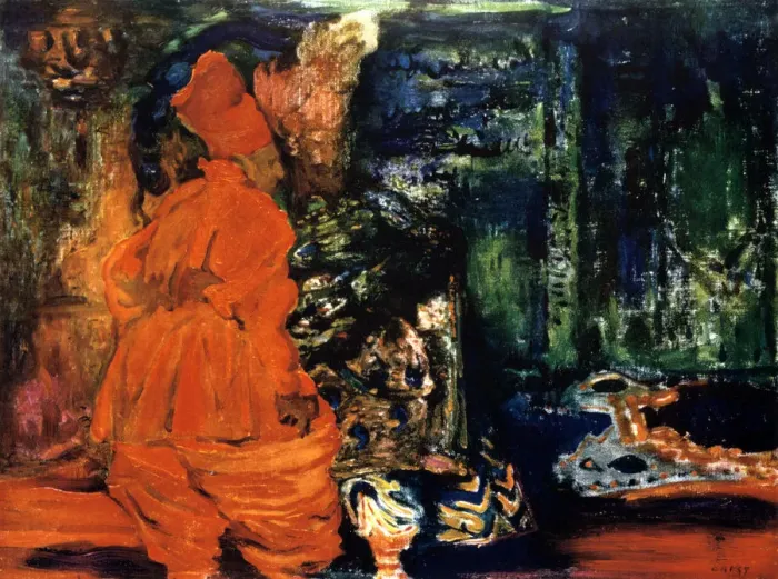 Framed Print : The Sectet of the Harem, set design for a ballet, c1913. Artist: Leon Bakst Framed Print : The Sectet of the Harem, set design for a ballet, c1913. Artist: Leon Bakst