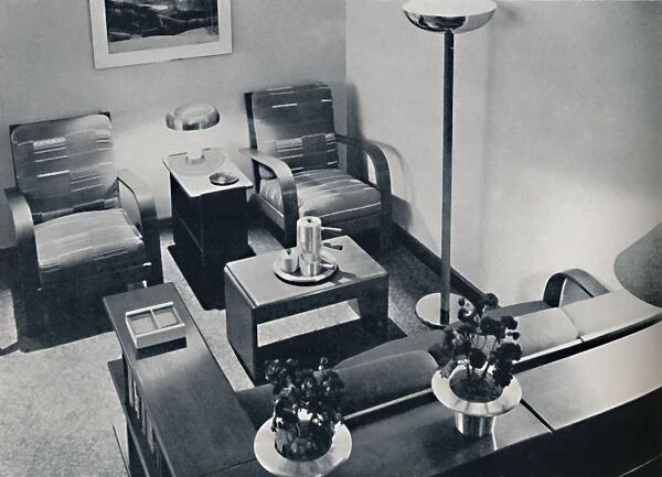 A section of the living-room, 1936