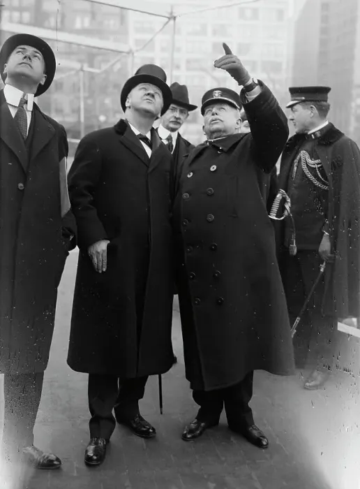 Framed Print : Secy Daniels, Capt. C.A. Adams, 16 Mar 1918. Creator: Bain News Service Framed Print : Secy Daniels, Capt. C.A. Adams, 16 Mar 1918. Creator: Bain News Service