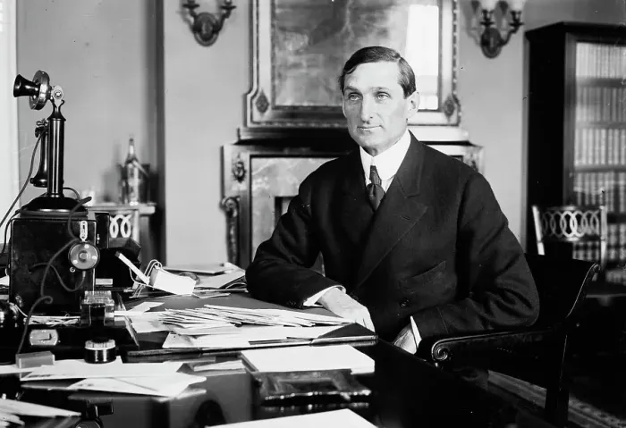 Framed Print : Sec'y. McAdoo at desk, 1913. Creator: Bain News Service Framed Print : Sec'y. McAdoo at desk, 1913. Creator: Bain News Service