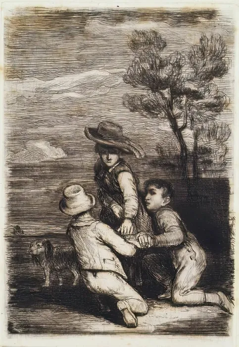Framed Print : The Sedan Chair, c1815. Creator: David Wilkie Framed Print : The Sedan Chair, c1815. Creator: David Wilkie