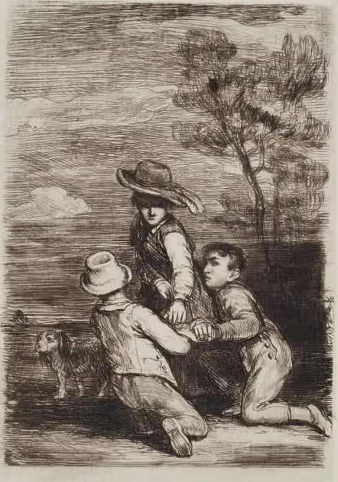 Framed Print : The Sedan Chair, c1815. Creator: David Wilkie Framed Print : The Sedan Chair, c1815. Creator: David Wilkie