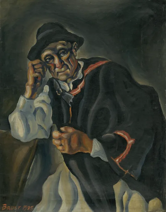 Framed Print : Sedliak (Peasant), 1925. Creator: Konstantin Bauer Framed Print : Sedliak (Peasant), 1925. Creator: Konstantin Bauer