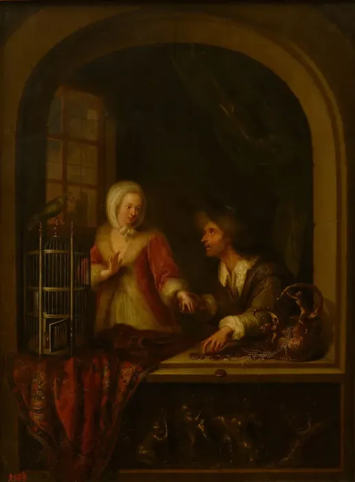 Framed Print : The seducer, 1783 Framed Print : The seducer, 1783