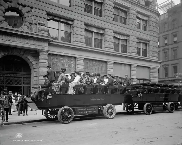 Framed Print : Seeing New York, c1904. Creator: Unknown Framed Print : Seeing New York, c1904. Creator: Unknown