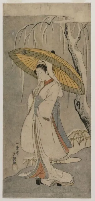 Framed Print : Segawa Kikunojo II as the Heron Maiden (from the series Ichimura Theater), 1770. Creator Framed Print : Segawa Kikunojo II as the Heron Maiden (from the series Ichimura Theater), 1770. Creator