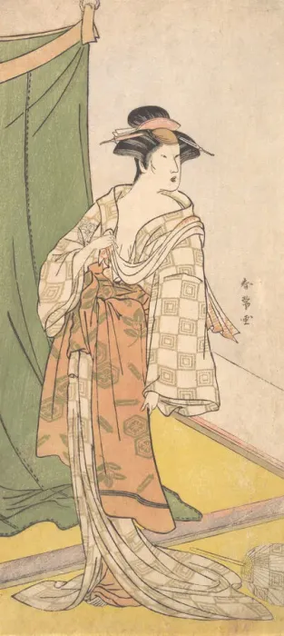 Framed Print : Segawa Kikunojo III, ca. 1785. Creator: Katsukawa Shunjo Framed Print : Segawa Kikunojo III, ca. 1785. Creator: Katsukawa Shunjo