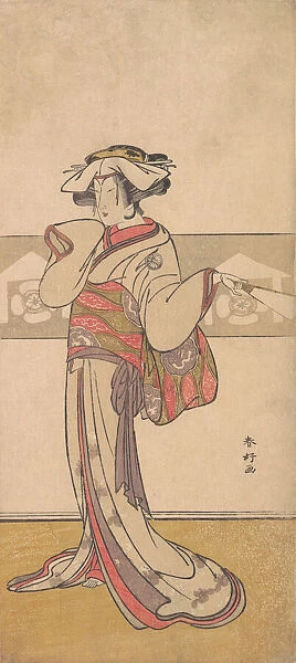 Segawa Kikunojo III in the Role of Oiso no Tora, ca. 1790. Creator: Katsukawa Shunko