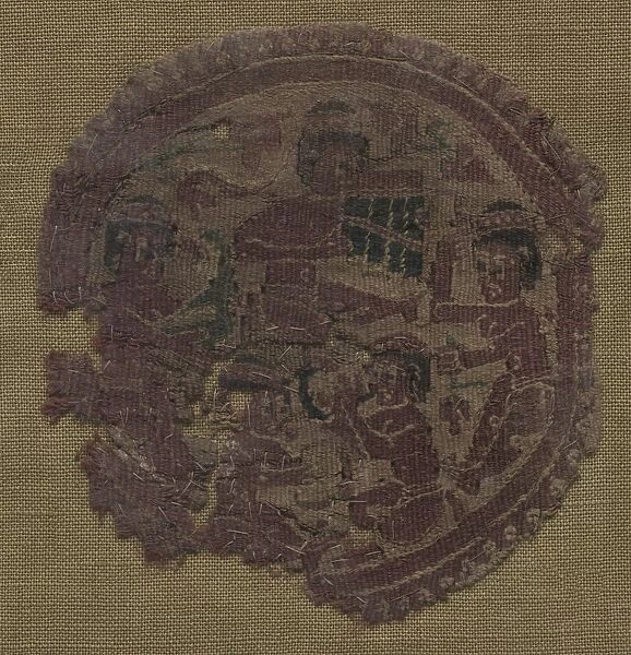 Segmentum with Musicians, 650 - 899. Creator: Unknown