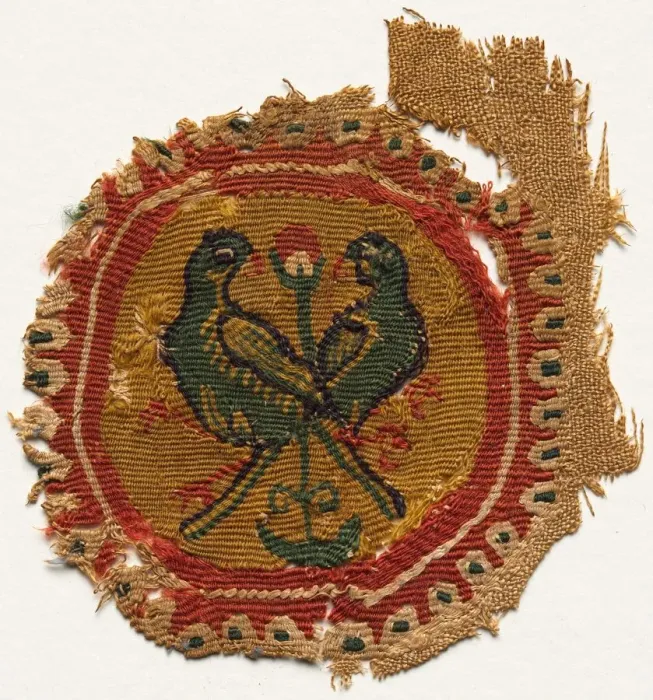 Framed Print : Segmentum from a Tunic, 600s - 700s. Creator: Unknown Framed Print : Segmentum from a Tunic, 600s - 700s. Creator: Unknown