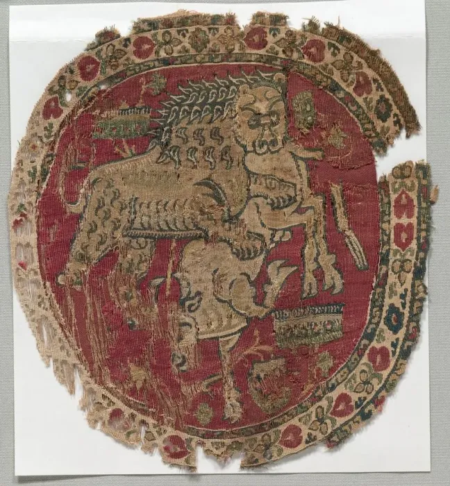 Framed Print : Segmentum from a Tunic, 750 - 799. Creator: Unknown Framed Print : Segmentum from a Tunic, 750 - 799. Creator: Unknown