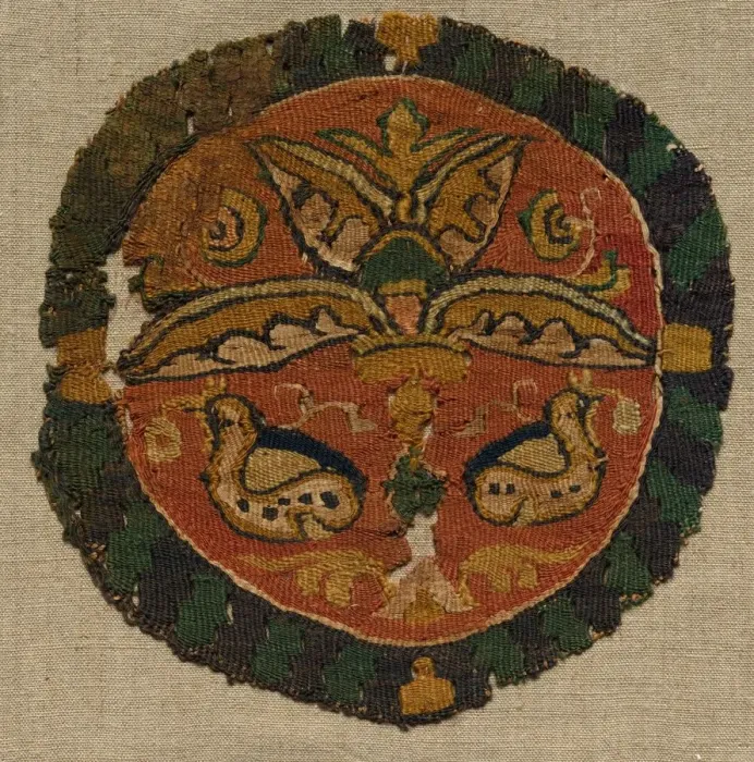 Framed Print : Segmentum from a Tunic, 800s. Creator: Unknown