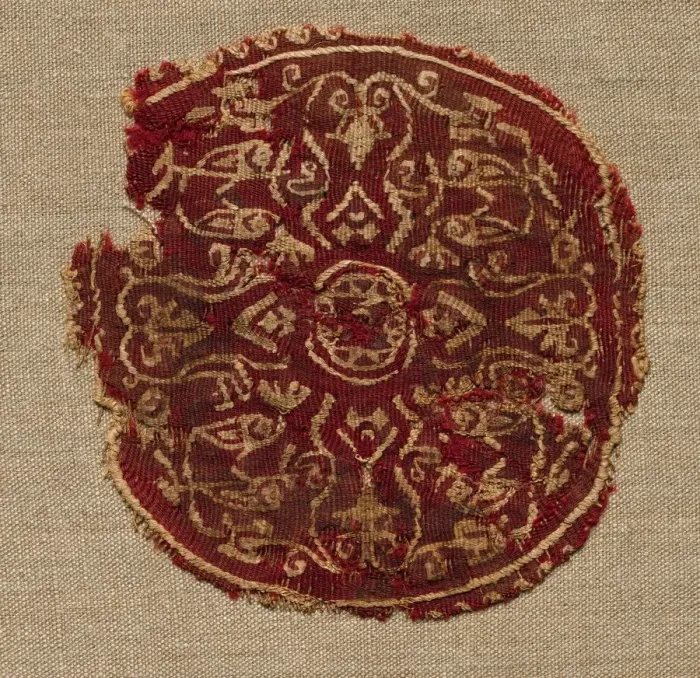 Framed Print : Segmentum from a Tunic, mid 700s - mid 800s. Creator: Unknown Framed Print : Segmentum from a Tunic, mid 700s - mid 800s. Creator: Unknown