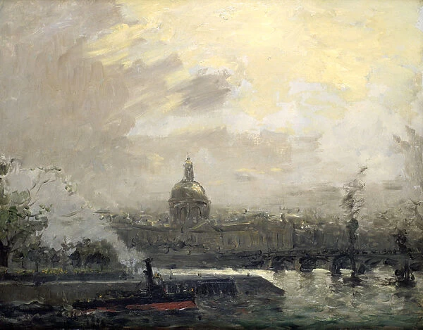The Seine, Conti Quay, c19th Century. Artist: Frank Myers Boggs