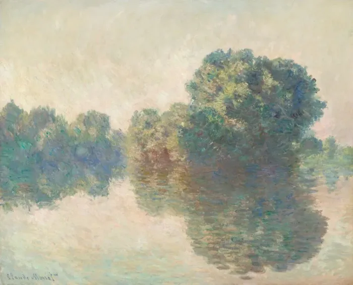 Framed Print : The Seine at Giverny, 1897. Creator: Claude Monet Framed Print : The Seine at Giverny, 1897. Creator: Claude Monet
