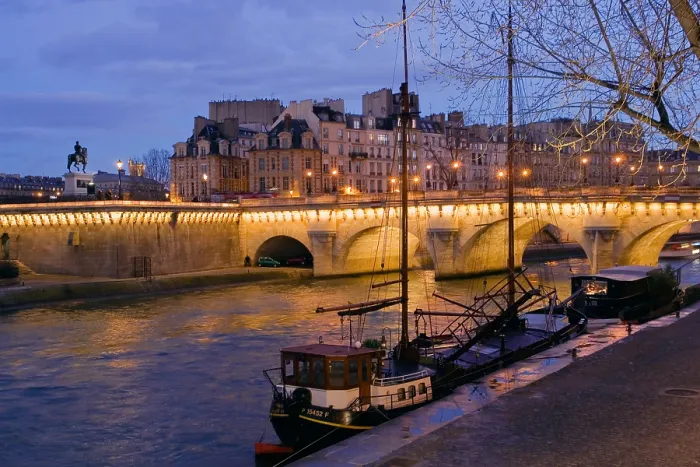 Framed Print : Along the Seine, Paris. Creator: Tom Artin Framed Print : Along the Seine, Paris. Creator: Tom Artin