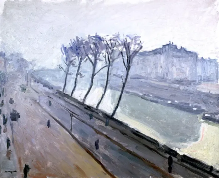 Framed Print : The Seine at Paris, early 20th century. Artist: Albert Marquet Framed Print : The Seine at Paris, early 20th century. Artist: Albert Marquet