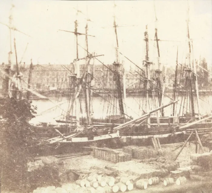 Framed Print : The Seine at Rouen, May 1843. Creator: William Henry Fox Talbot Framed Print : The Seine at Rouen, May 1843. Creator: William Henry Fox Talbot