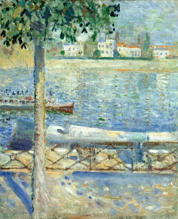 Framed Print : The Seine at Saint-Cloud Framed Print : The Seine at Saint-Cloud