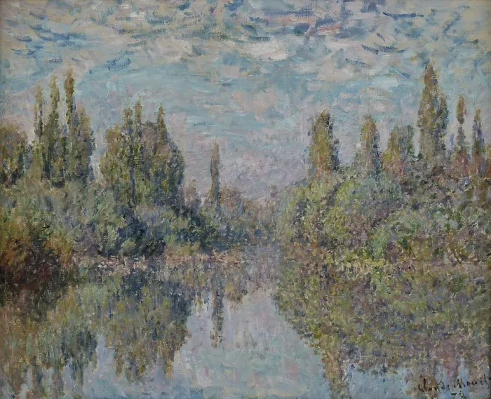 Framed Print : The Seine at Vetheuil, 1878. Creator: Monet, Claude (1840-1926) Framed Print : The Seine at Vetheuil, 1878. Creator: Monet, Claude (1840-1926)