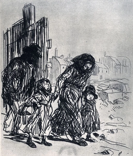 After the Seizure, 1925. Artist: Jean Louis Forain