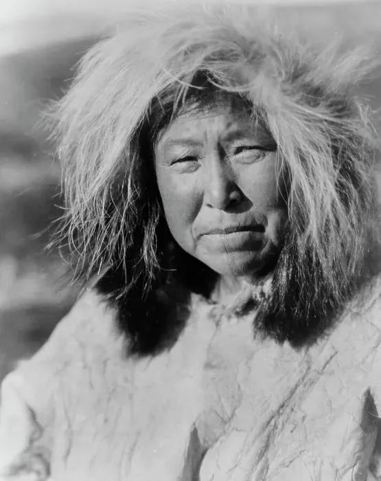 Framed Print : Selawik Woman, c1929. Creator: Edward Sheriff Curtis Framed Print : Selawik Woman, c1929. Creator: Edward Sheriff Curtis
