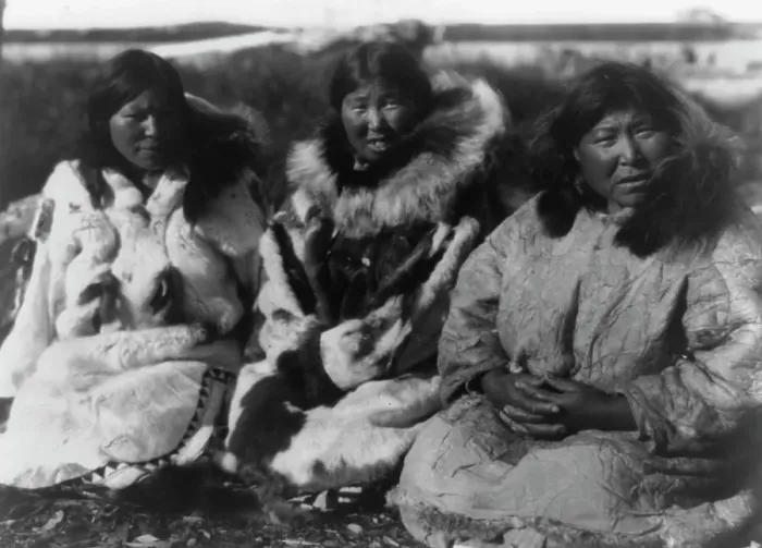 Framed Print : Selawik women, c1929. Creator: Edward Sheriff Curtis Framed Print : Selawik women, c1929. Creator: Edward Sheriff Curtis
