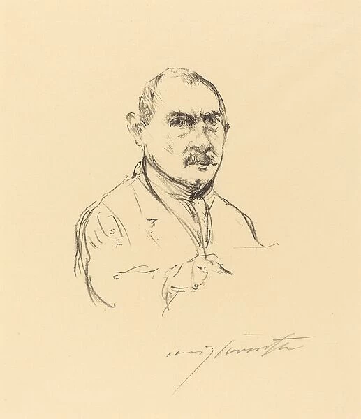 Selbstbildnis (Self-Portrait), 1914. Creator: Lovis Corinth