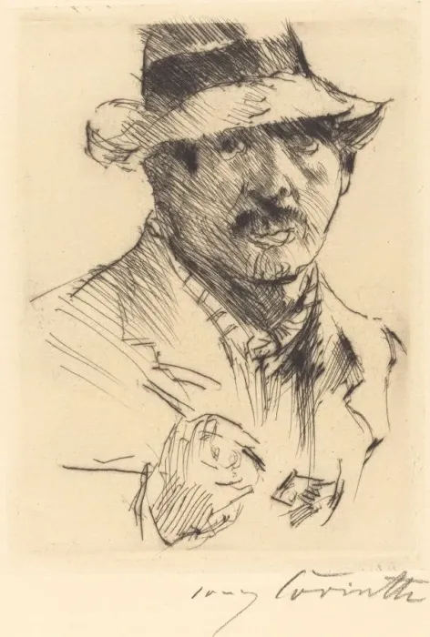 Framed Print : Selbstbildnis (Self-Portrait), 1920. Creator: Lovis Corinth Framed Print : Selbstbildnis (Self-Portrait), 1920. Creator: Lovis Corinth