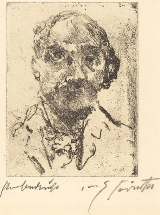 Framed Print : Selbstbildnis (Self-Portrait), 1921 / 1922. Creator: Lovis Corinth Framed Print : Selbstbildnis (Self-Portrait), 1921 / 1922. Creator: Lovis Corinth