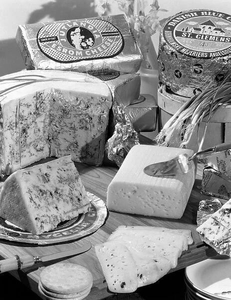 A selection of Danish cheeses, 1963. Artist: Michael Walters
