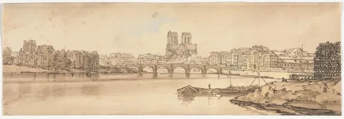 Framed Print : A Selection of Twenty of the Most Picturesque Views in Paris…, 1802. Creator Framed Print : A Selection of Twenty of the Most Picturesque Views in Paris…, 1802. Creator