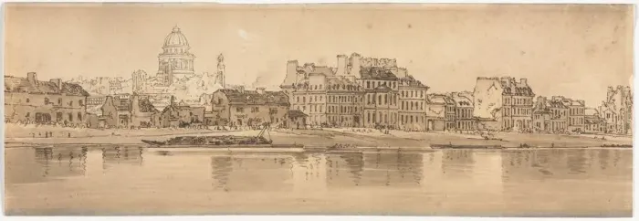 Framed Print : A Selection of Twenty of the Most Picturesque Views in Paris…, 1802. Creator Framed Print : A Selection of Twenty of the Most Picturesque Views in Paris…, 1802. Creator