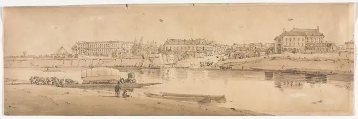 Framed Print : A Selection of Twenty of the Most Picturesque Views in Paris…, 1802. Creator Framed Print : A Selection of Twenty of the Most Picturesque Views in Paris…, 1802. Creator