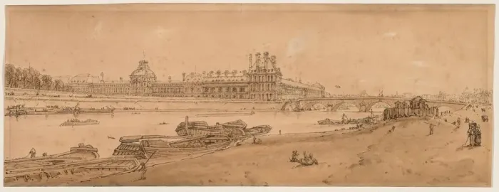 Framed Print : A Selection of Twenty of the Most Picturesque Views in Paris…, 1802. Creator Framed Print : A Selection of Twenty of the Most Picturesque Views in Paris…, 1802. Creator