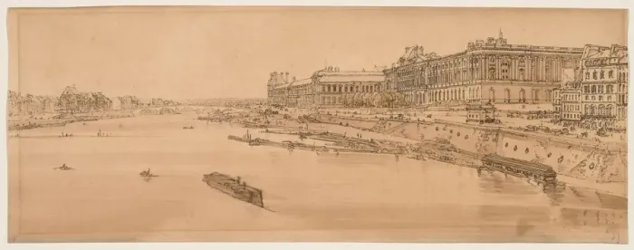 Framed Print : A Selection of Twenty of the Most Picturesque Views in Paris…, 1802. Creator Framed Print : A Selection of Twenty of the Most Picturesque Views in Paris…, 1802. Creator