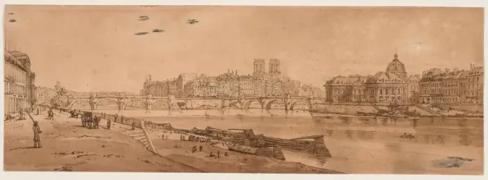 Framed Print : A Selection of Twenty of the Most Picturesque Views in Paris…, 1802. Creator Framed Print : A Selection of Twenty of the Most Picturesque Views in Paris…, 1802. Creator
