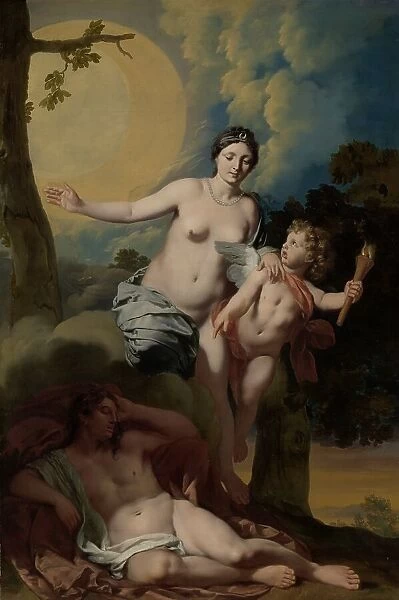 Selene and Endymion, c.1680. Creator: Gerard de Lairesse
