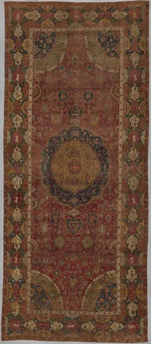 Framed Print : The Seley Carpet, Iran, late 16th century. Creator: Unknown