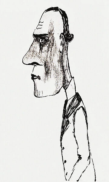 Self-caricature, Mid of 1930s
