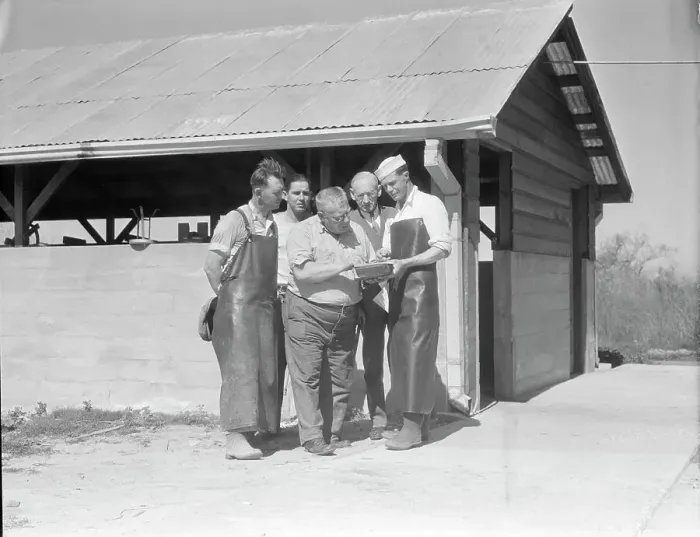 Framed Print : Self-help cooperative dairy, near Santa Ana, California, 1936. Creator: Dorothea Lange Framed Print : Self-help cooperative dairy, near Santa Ana, California, 1936. Creator: Dorothea Lange