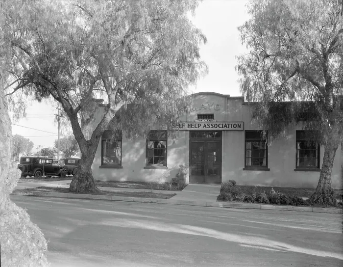 Framed Print : Self-help cooperative unit, Burbank, California, 1936. Creator: Dorothea Lange Framed Print : Self-help cooperative unit, Burbank, California, 1936. Creator: Dorothea Lange