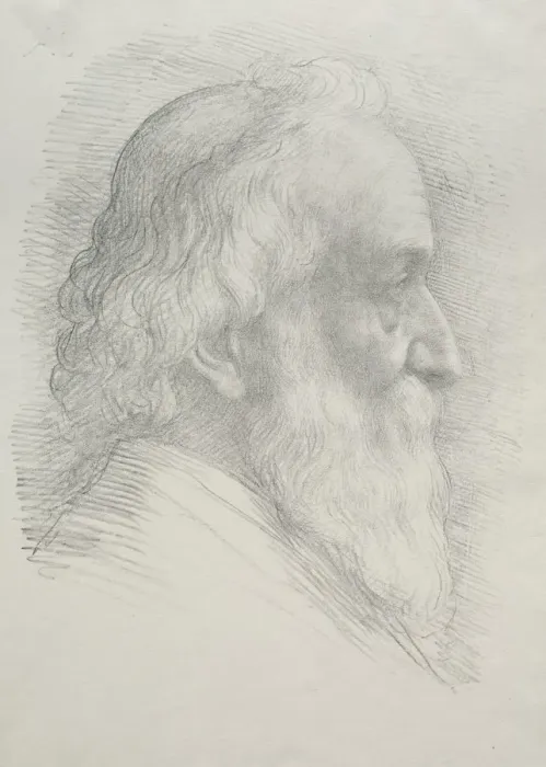 Framed Print : Self-Portrait (10th Plate). Creator: Alphonse Legros (French, 1837-1911) Framed Print : Self-Portrait (10th Plate). Creator: Alphonse Legros (French, 1837-1911)
